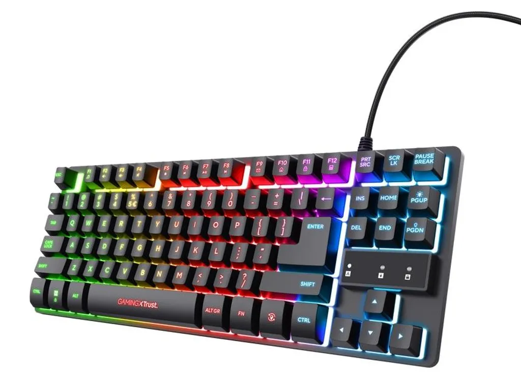 Clavier Trust GXT 833 Thado TKL Gaming pour optimiser l'espace PC