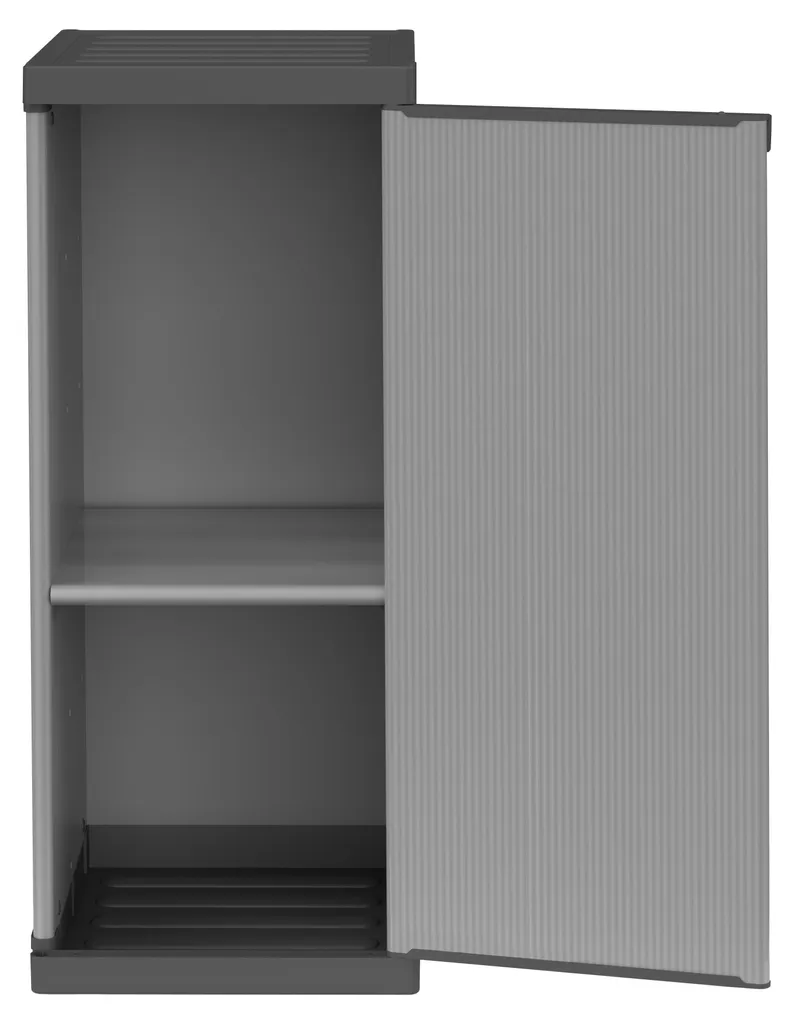 Armoire de rangement résine étanche avec tablette ajustable H85 cm