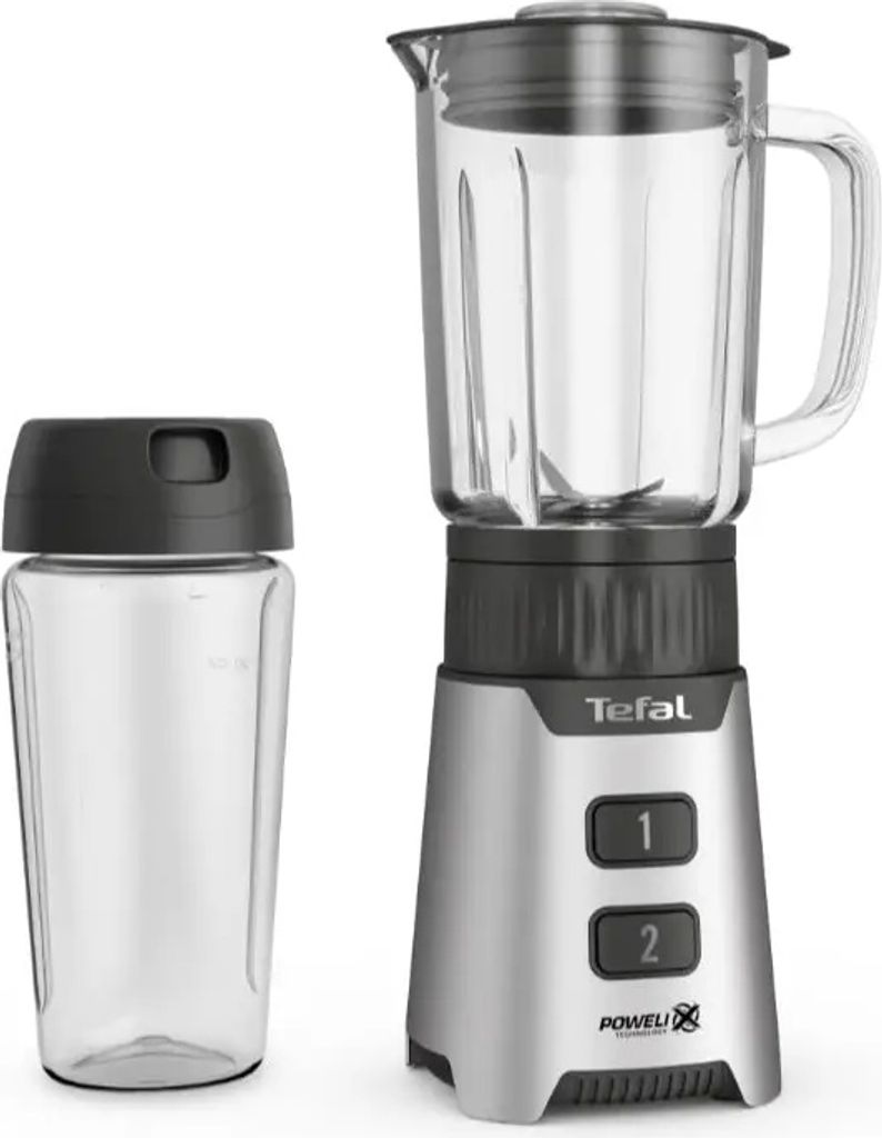 Tefal Minimix Smoothie-Mixer Silber BL16GE30