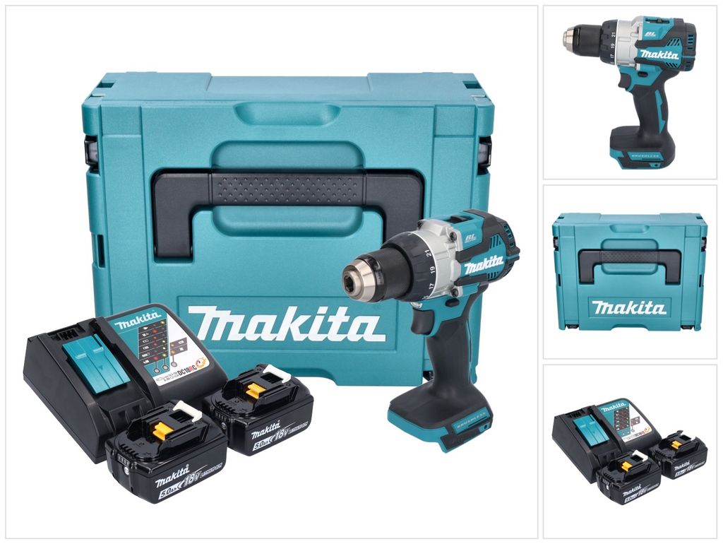 Makita DDF489RTJ Akku-Bohrschrauber