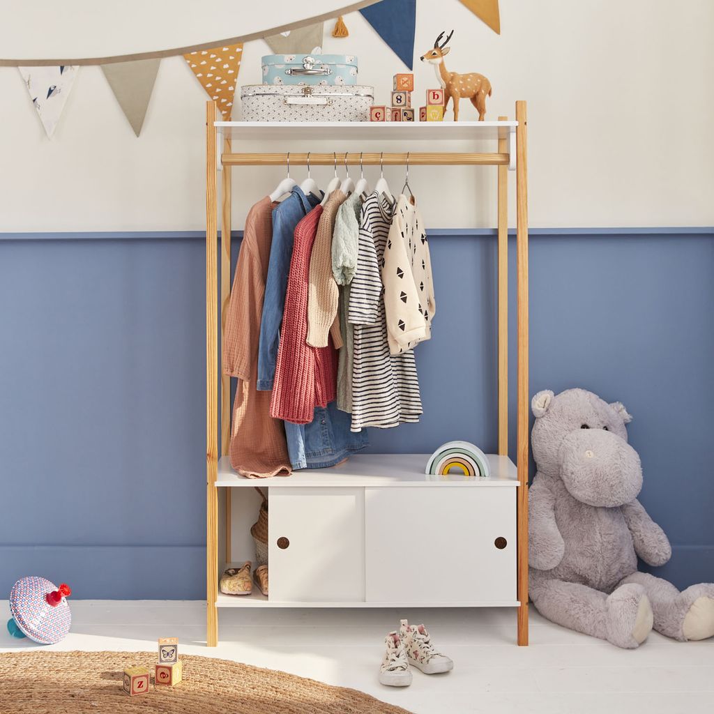 sweeek - Kleiderständer für Kinder - Weiß Produktbild 3