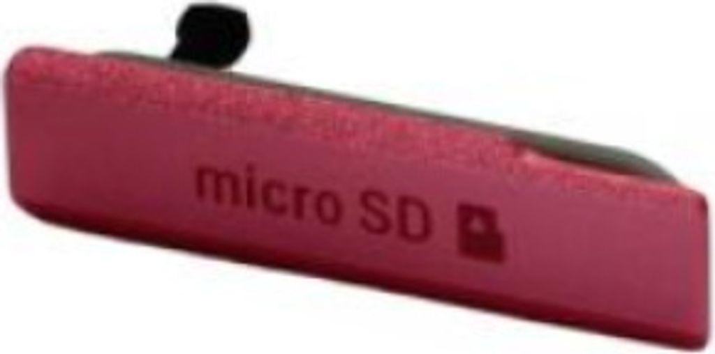 Sony Xperia Z1 Compact Micro-SD Anschluss Abdeckung pink