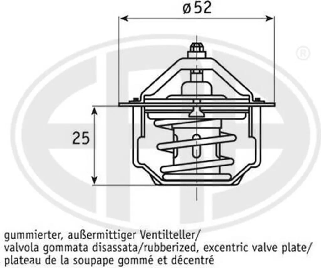 Thermostat pour réparer le chauffage de Hyundai Sonata et Mazda 323