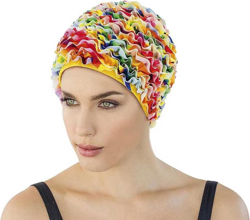 Fashy Frill Badekappe Mehrfarbig Mehrfarbig One Size