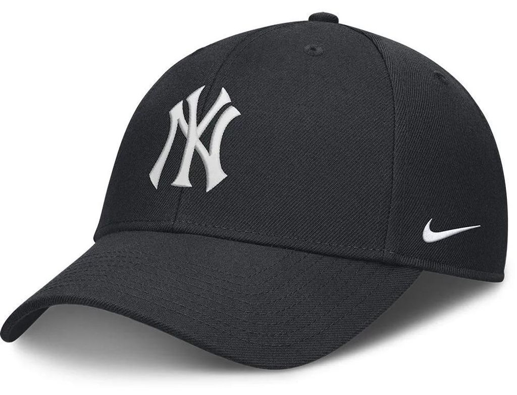Nike Mlb New York Yankees Nb11 Dri-fit Club Structured Kappe Schwarz S-M Schwarz S-M