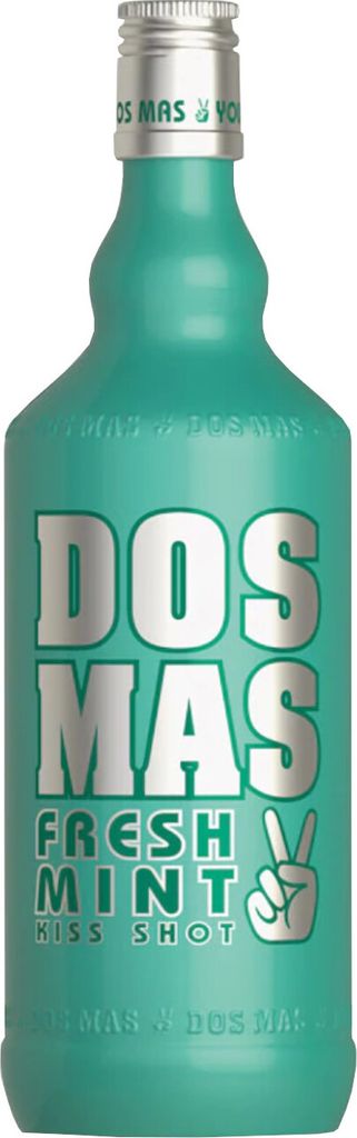 Dos Mas Kiss Shot Smooth and Chocolaty Mint Shot Boosted by Vodka | 17 % vol | 0,7 l