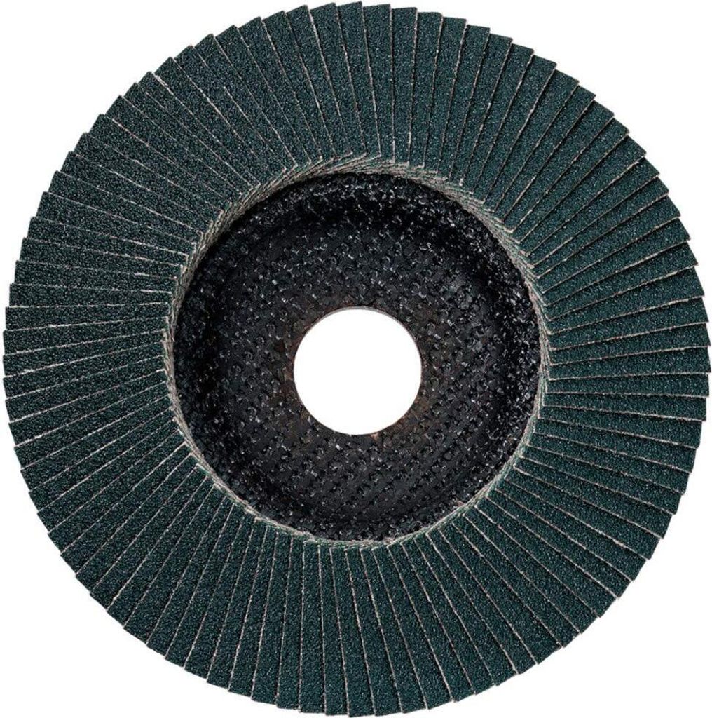 Metabo Lamellenschleifteller 115 mm P 40, Zirkonkorund, Stahl, Edelstahl, gewölbte Ausführung 10 Stk