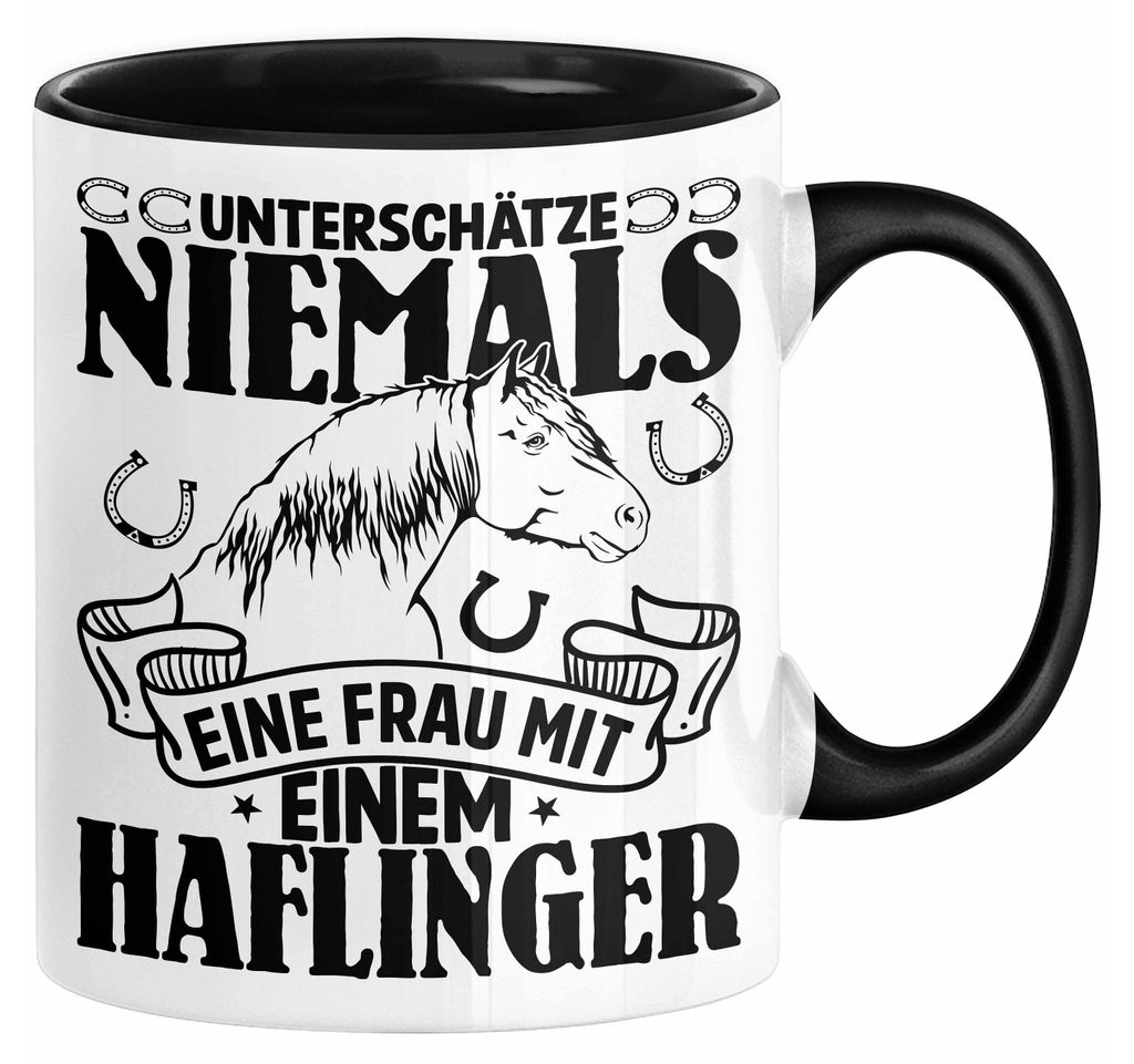 Haflinger Tasse Geschenk Haflinger-Besitzerin Pferde Produktbild 