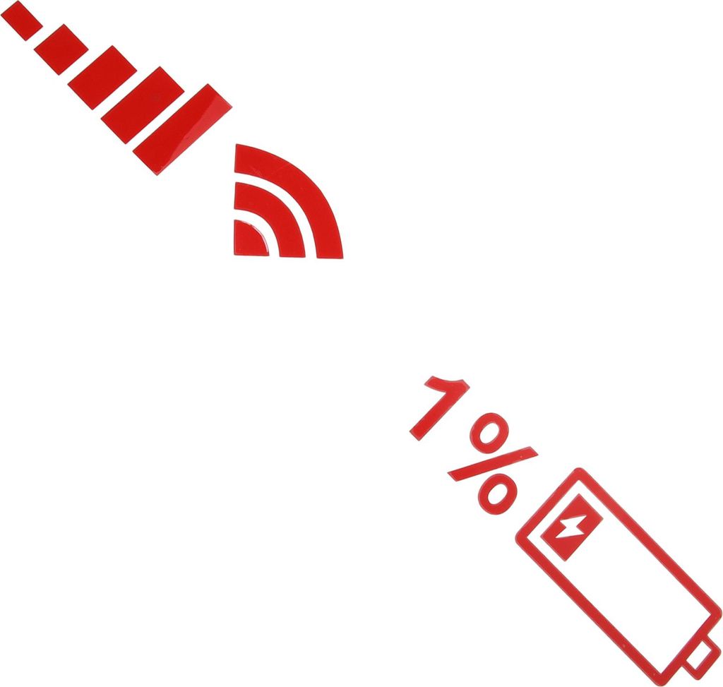 Reflektierender Stoßstangenaufkleber Reflektierendes rotes Rechteck WIFI-Signalmuster Reflektierender Autoaufkleber Personalisierte Dekoration