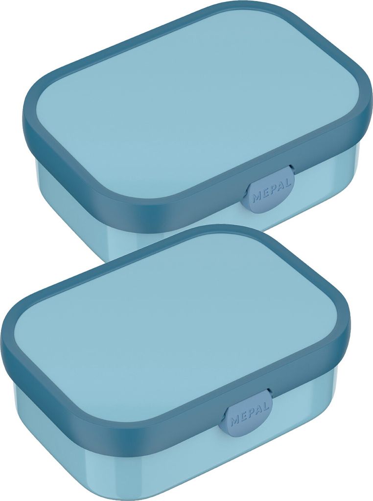 Mepal CAMPUS Brotdose mit Gabel cool blue 2er Set (2025)