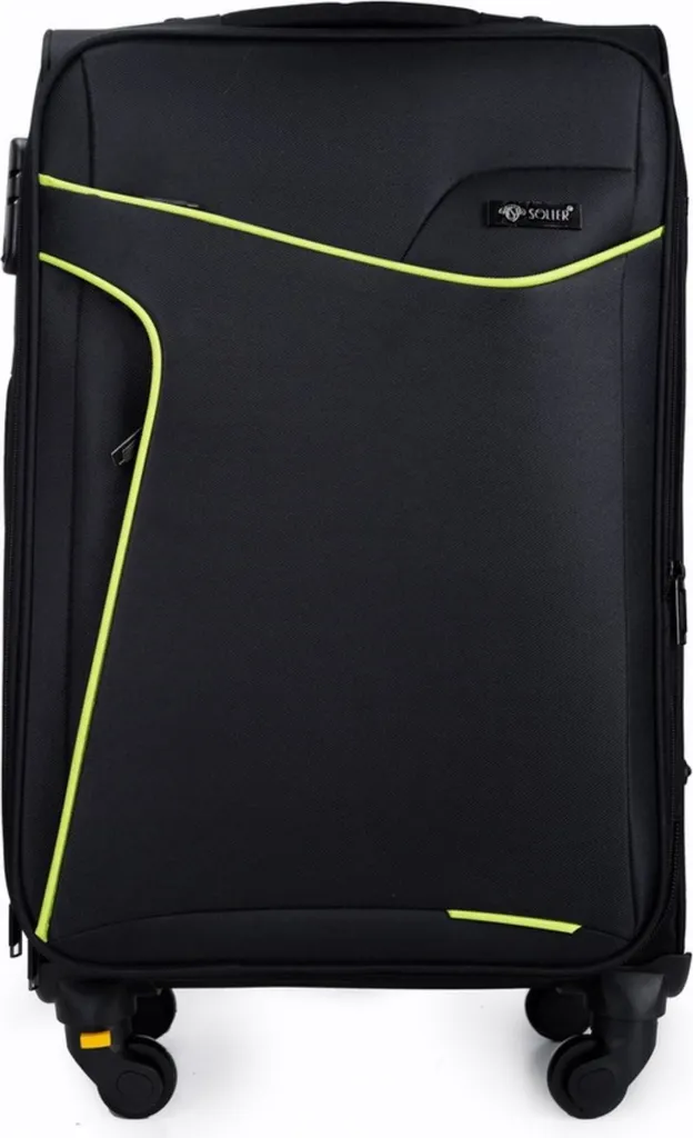 Valise M Solier Trunks STL1651 avec 4 Roues - Bagage Souple Résistant