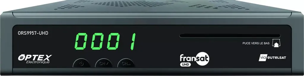 Récepteur Fransat Ultra HD Optex 709957 pour Remplacer Décodeur SD/HD