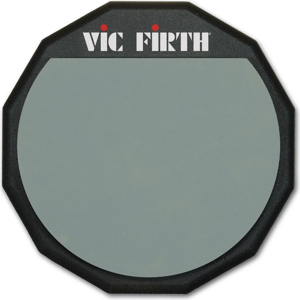 Vic Firth PAD12 Pad de frappe 12 pouces silencieux et rebond réaliste