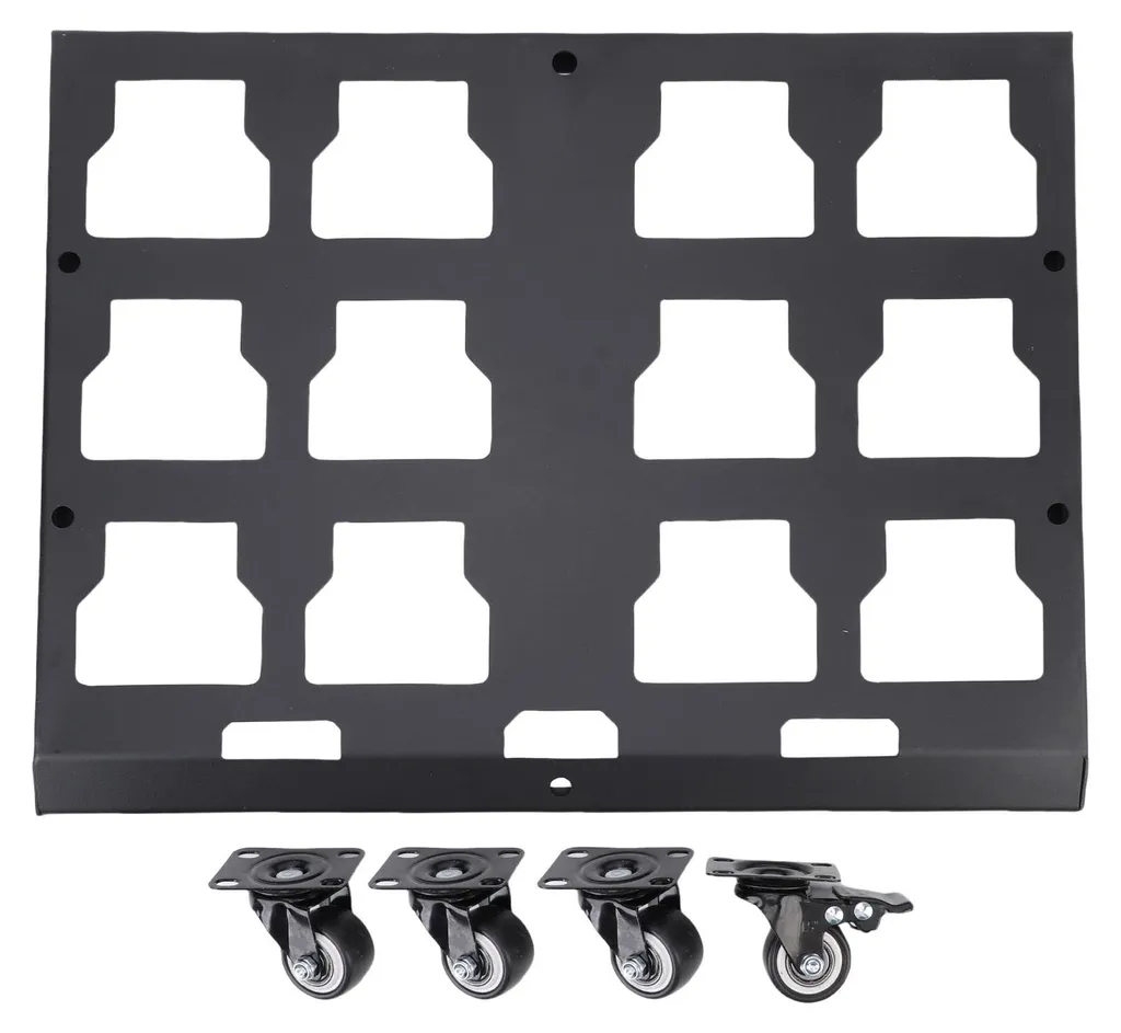 Servante d'atelier à roulettes - Chariot à outils en acier 200 lb Gris