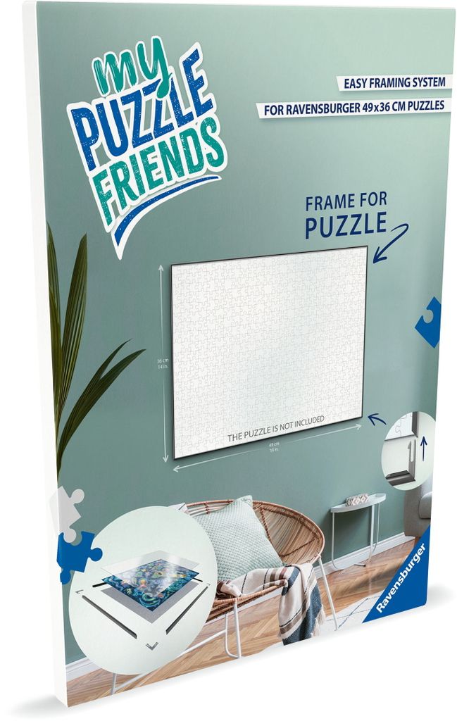 Ravensburger Puzzle Rahmen 500 Teile Puzzle Weiß Produktbild 