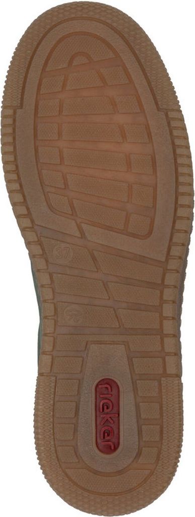 Rieker Damen Schnürschuh lose Einlage TR-Sohle rutschfest pflegeleicht M5512, Größe:38 EU, Farbe:Grün