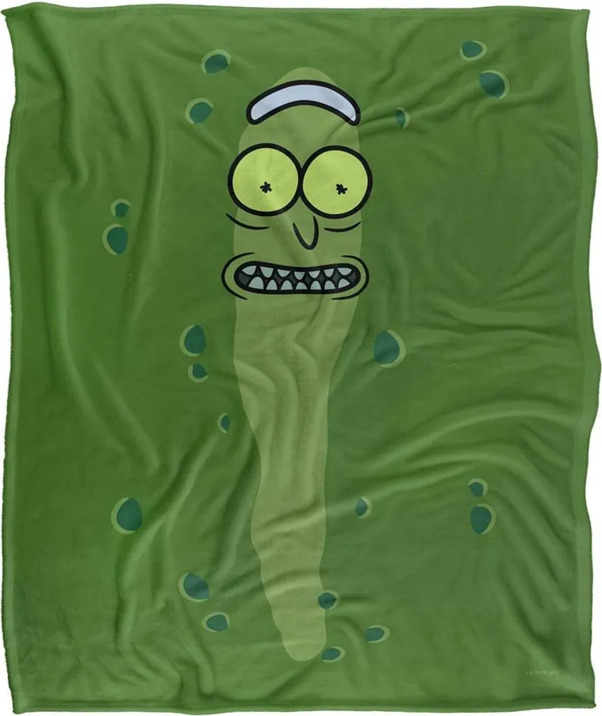 Couverture Chaude Rick And Morty TV23949 Vert Anti-Froid Supersoft
