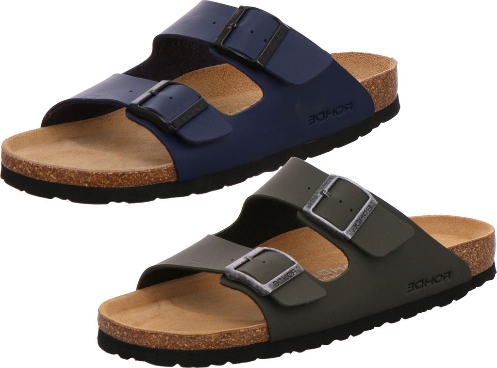 Rohde 5920 Grado Schuhe Sandalen Pantoletten Clogs , Größe:44 EU, Farbe:Blau
