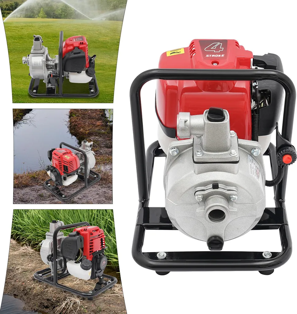 Pompe de transfert d'eau 1200W débit 135 l/min pour relevage efficace