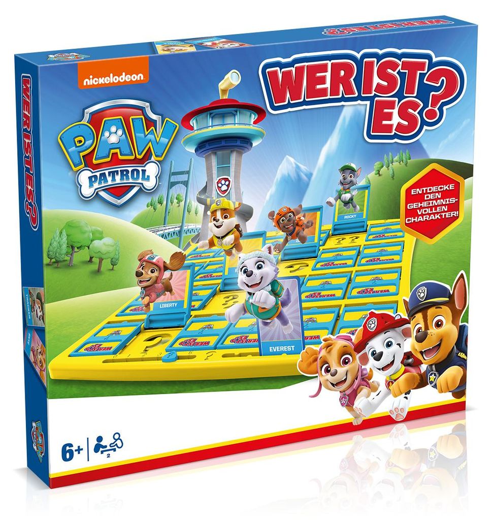 Wer ist es? - Paw Patrol Gesellschaftsspiel Spiel Produktbild 