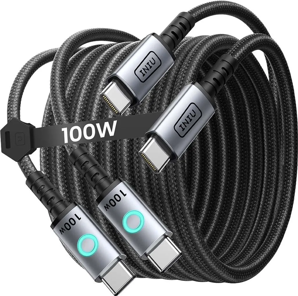 Lot Câble USB-C Leopard 100W et 240W Chargeur pour MacBook et Tablettes