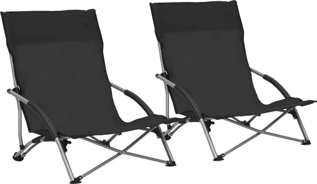 Set 2 Sedie Spiaggia The Living Store Nere | Durata e Convenienza