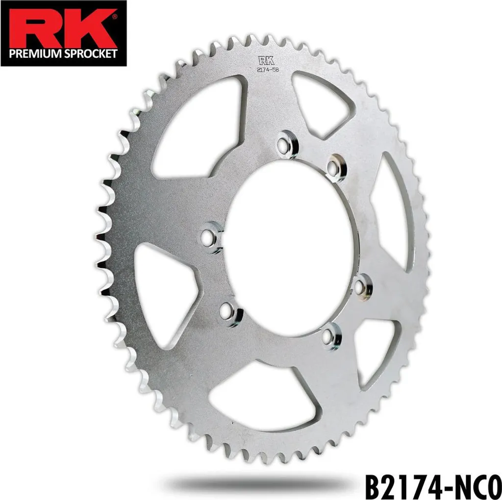 Pignon RK 2174 pas 420 en acier haute résistance avec 58 dents