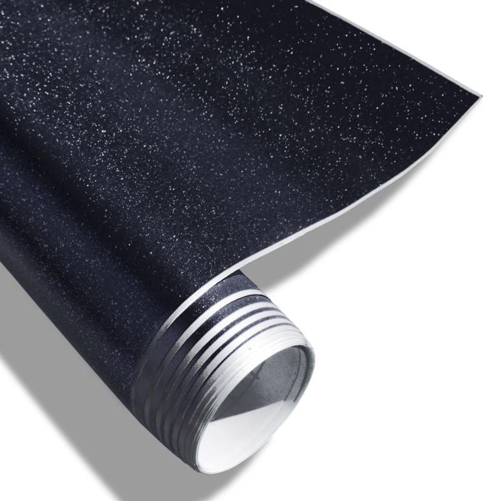 UV Premium Auto Folie Schwarz Dia Metallic Klebefolie selbstklebend 152x200 PVC