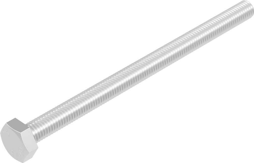 SECCARO Sechskantschraube M5 x 75 mm, Edelstahl V2A VA A2, DIN 933 / ISO 4017, Außensechskant, 20 Stück