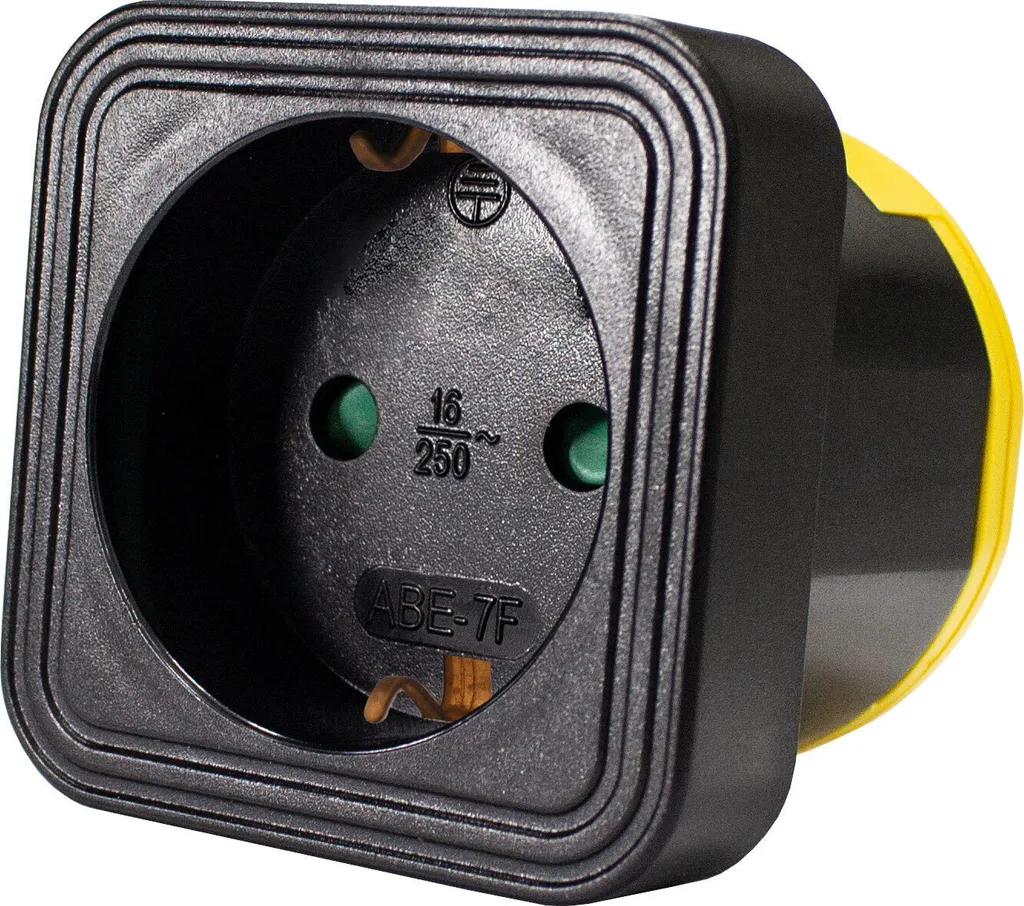 Adaptateur Voyage as-Schwabe 90253 Welt Stecky - Type F vers Monde
