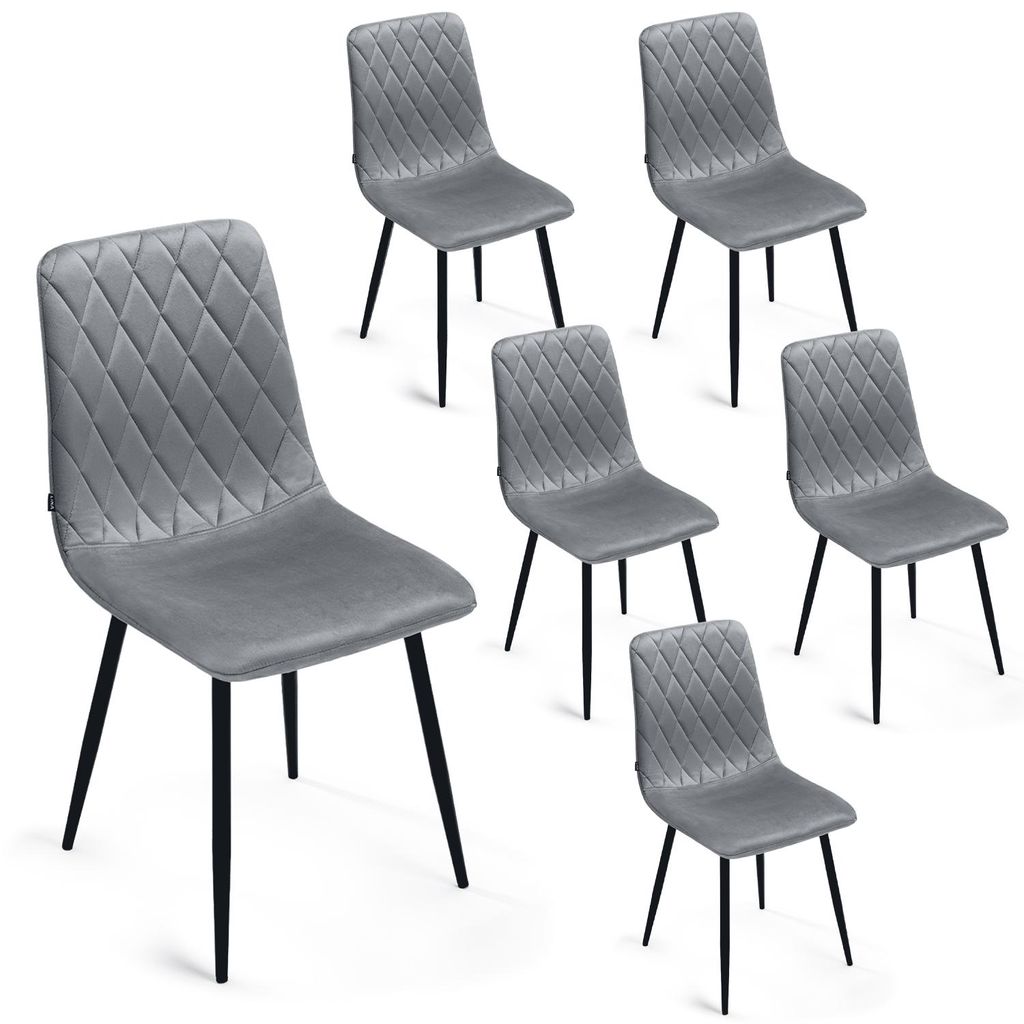 Lina® Elisia Esszimmerstuhl im modernen Design - Samt - Produktbild 