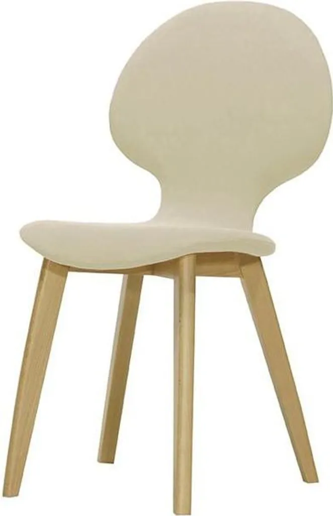 Chaise Mya-Baku 15-like oak : Assise stable et durable style bois clair