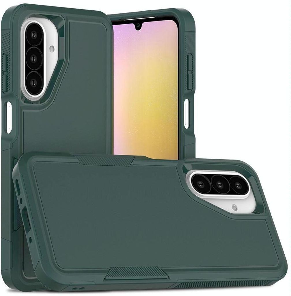 Mobigear Heavy Armor Samsung Galaxy A26 Hülle Hardcase Backcover Stoßfest - Grün