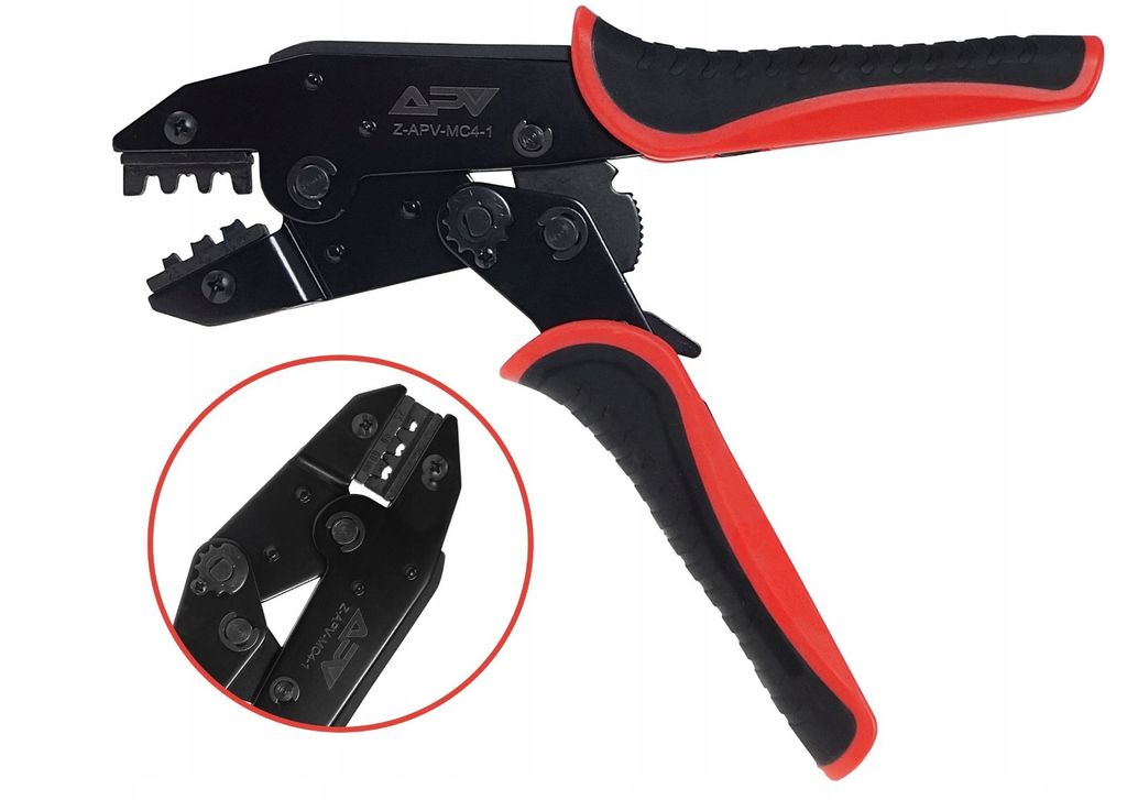 Crimpzange Presszange Zange für Solaranlage MC4 Stecker Buchse Photovoltaik 2,5 - 6mm² Solarstecker Kabelverbindung