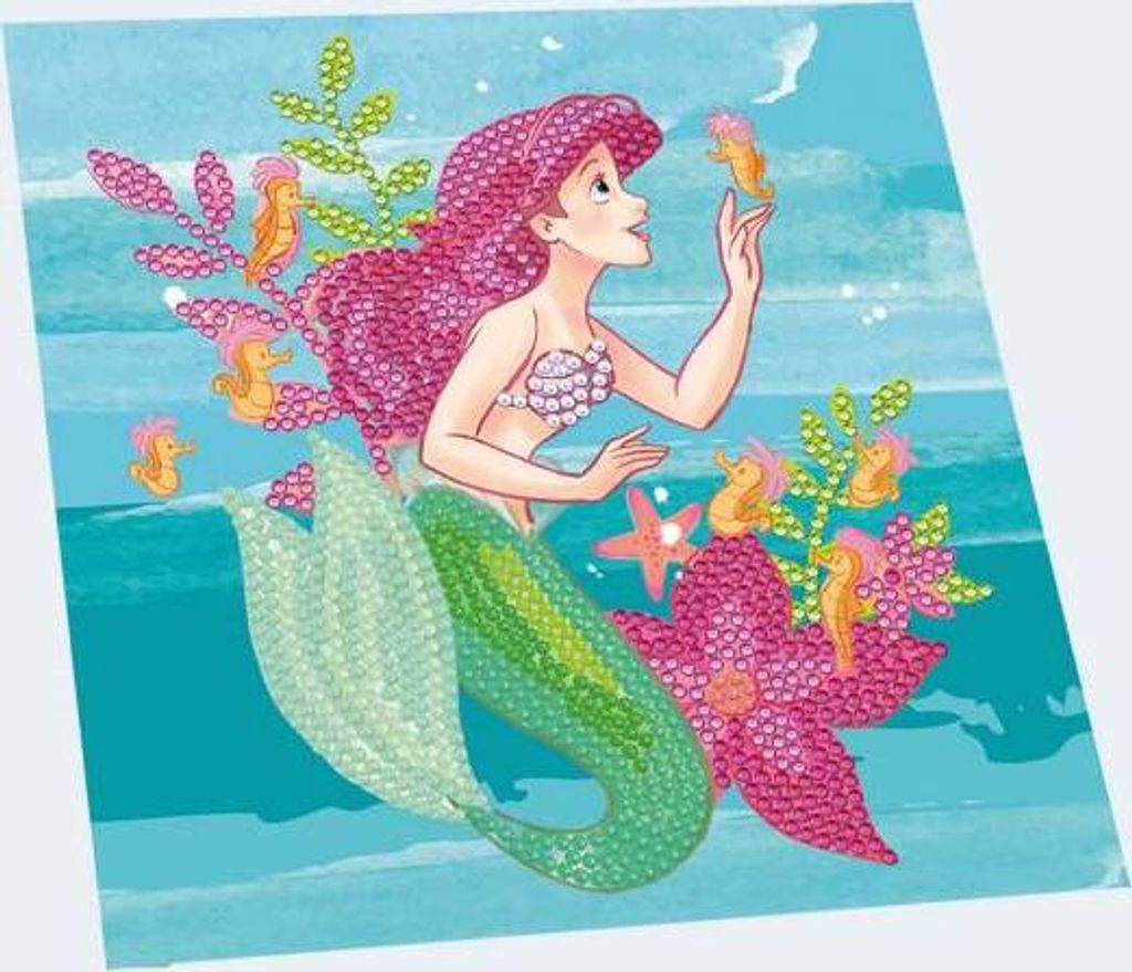 Crystal Art Card Arielle 18x18cm