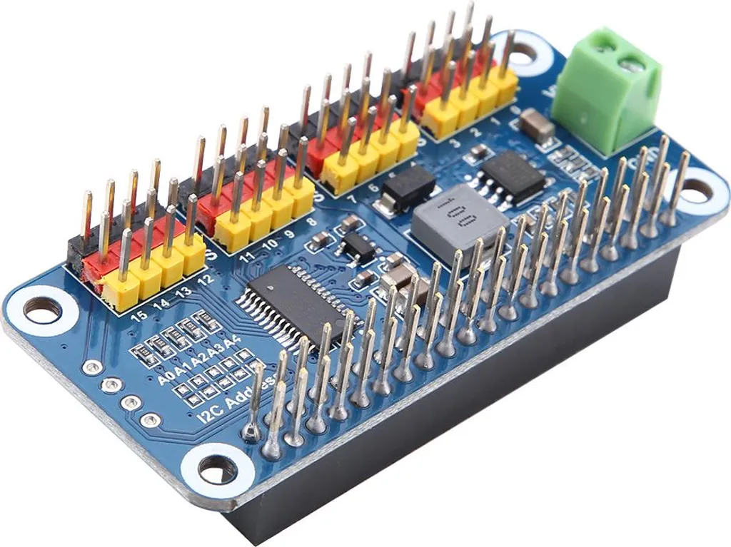 Carte de pilotage de servomoteurs pour robotique Raspberry Pi 2b