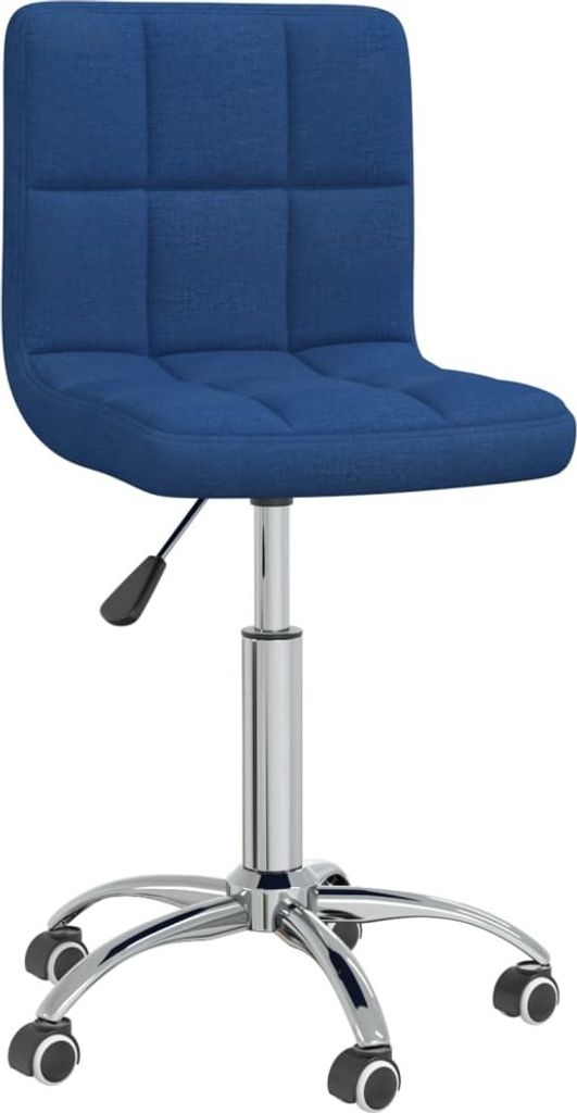 Esszimmerstuhl Drehbar Blau Stoff