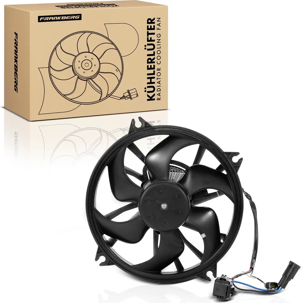 Ventilateur Radiateur 12V Haute Performance pour Peugeot 407 et Citroën C5