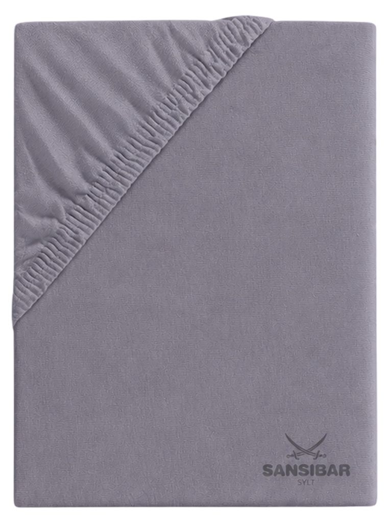 Spannbettlaken SANSIBAR Jersey BL 180x200 cm lila Produktbild 