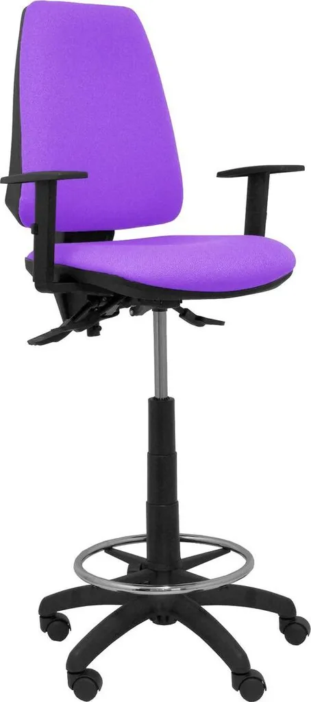 Tabouret Elche S Bali Lilas avec Bras Réglables : Confort Ergonomique