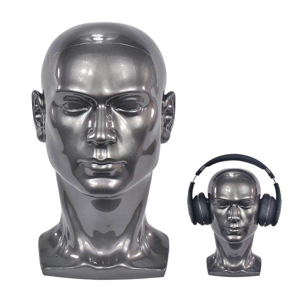 Perückenständer, 50cm Professioneller Mannequin-Kopf für Display-Kopfhörer, Kopfhörer, Spielkonsole, Hüte, Perücken, Schmuck
