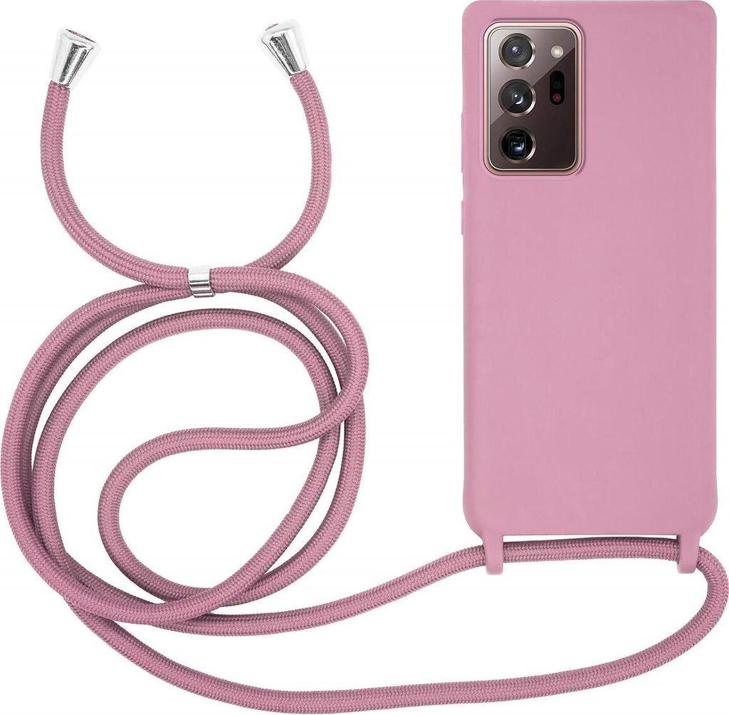MyGadget Handykette für Samsung Galaxy Note 20 Plus TPU Hülle mit Band - Handyhülle mit Handyband zum Umhängen Kordel Schnur Case Schutzhülle ...