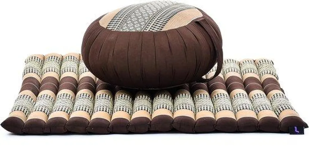 Ensemble Zafu Zabuton pour Yoga et Méditation - Soutien Dos et Genoux
