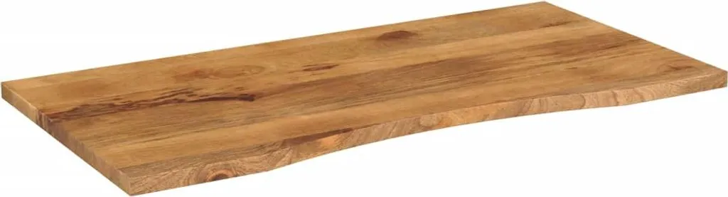 Superficie Scrivania 110x60 in Legno Massiccio di Mango vidaXL Naturale