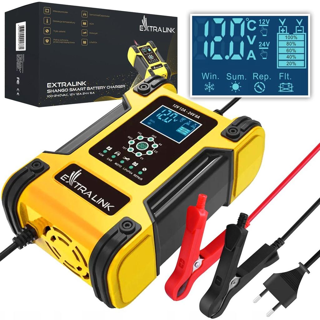 Extralink Shango Smart Battery Charger Chargeur de batterie Image du produit 