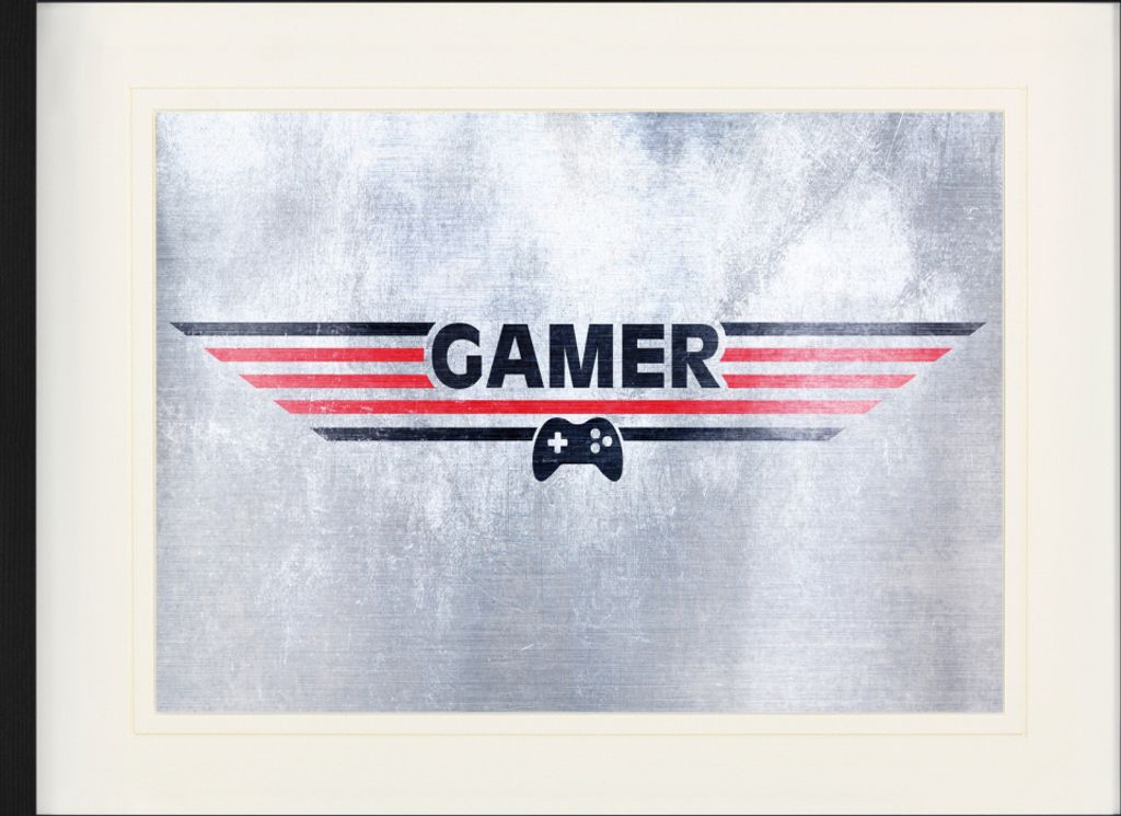 Gaming Gerahmtes Bild Mit Edlem Passepartout | Wand-Bilder Produktbild 