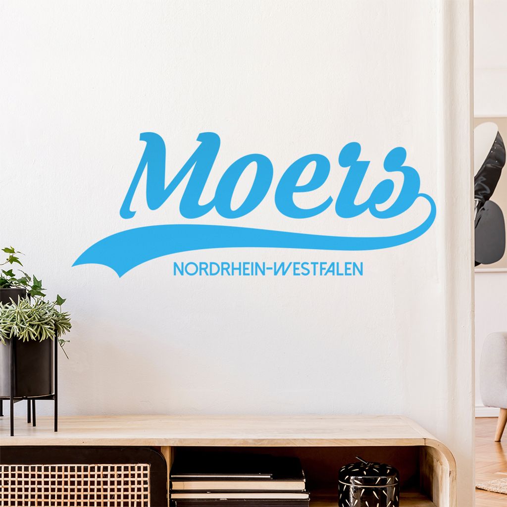 Moers Nordrhein-Westfalen Wandtattoo Wandaufkleber Wall Sticker - Dekoration, Küche, Wohnzimmer, Schlafzimmer, Badezimmer