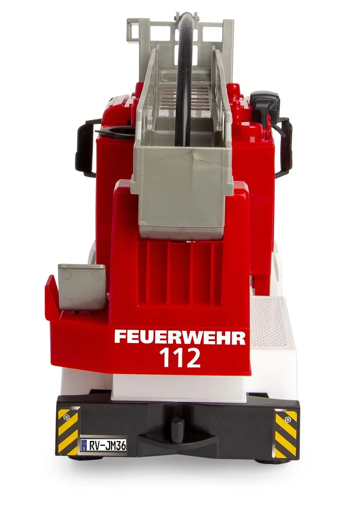 Véhicule de Pompier Télécommandé avec Fonction Arrosage Réelle 1:26