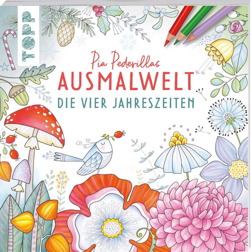 Pia Pedevillas Ausmalwelt - Die vier Jahreszeiten