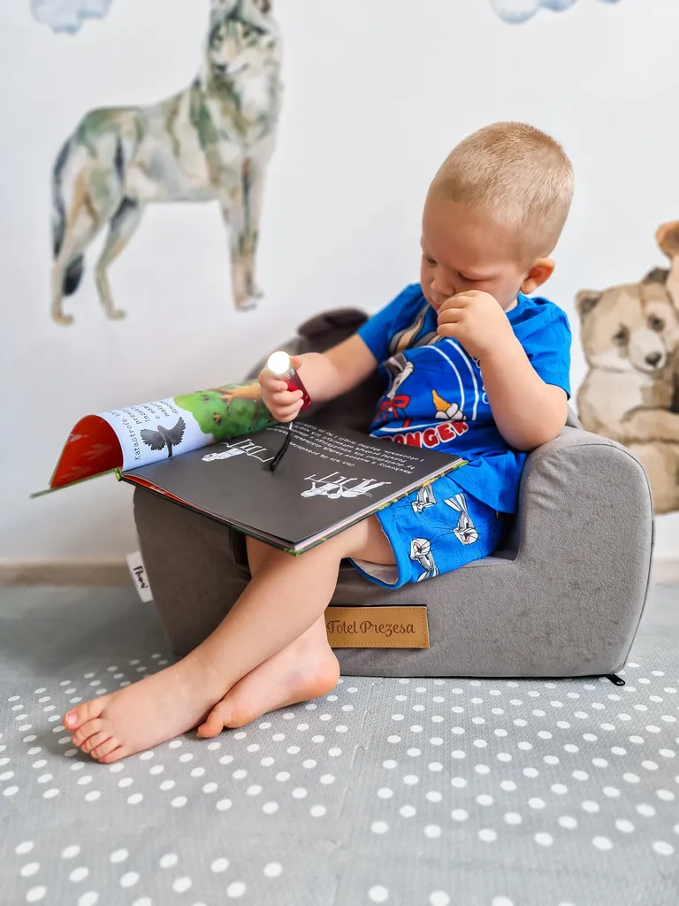 Fauteuil Enfant Déhoussable Flumi - Mousse Haute Densité 56x42 cm Pro